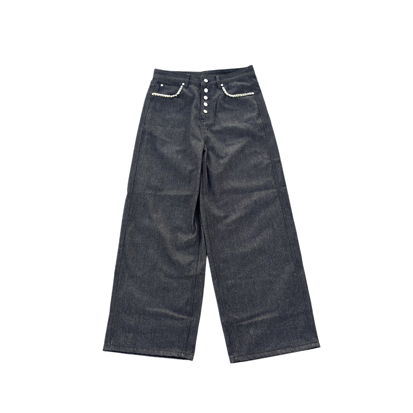 DETAILED BAGGY Raw Denim